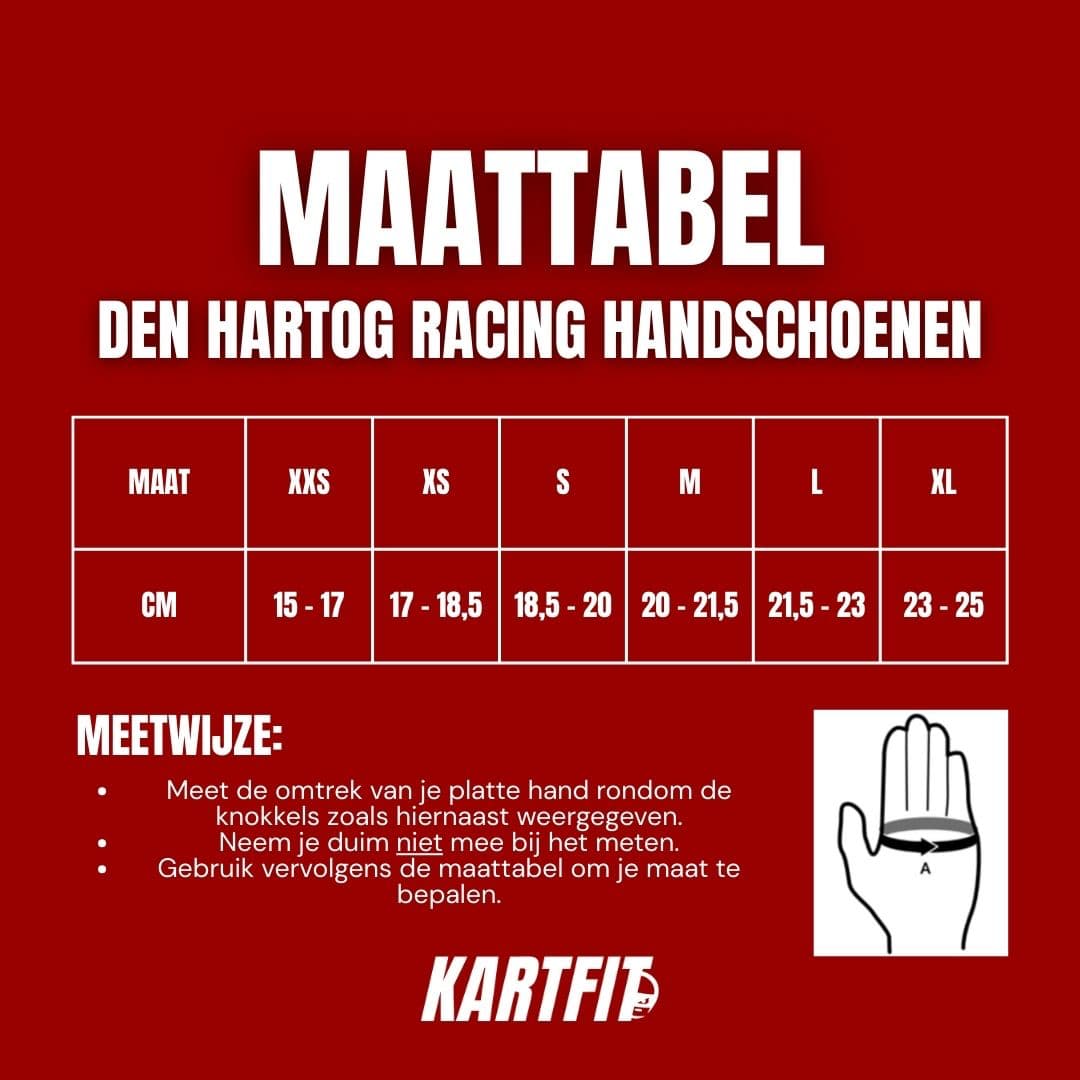 DHR KARTHANDSCHOENEN PERFORMANCE - ROOD-ZWART