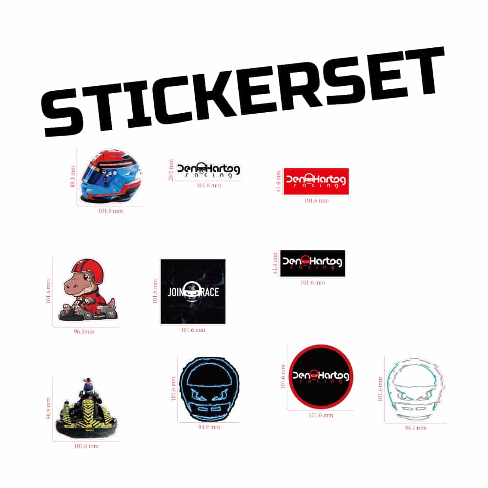 DHR STICKERSET