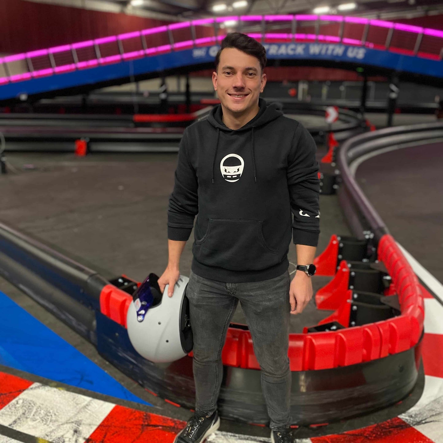 DHR HOODIE ICON ZWART