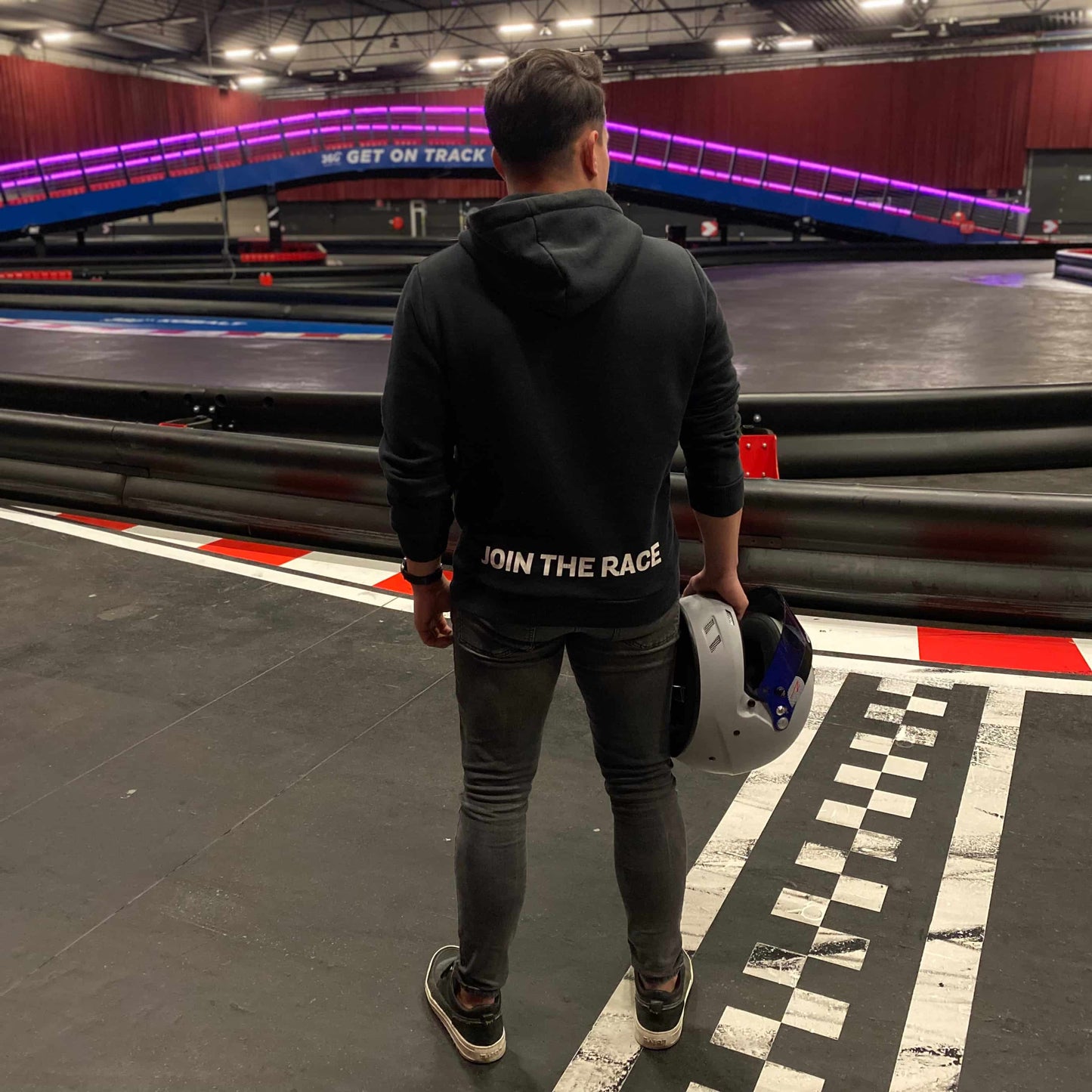 DHR HOODIE ICON ZWART