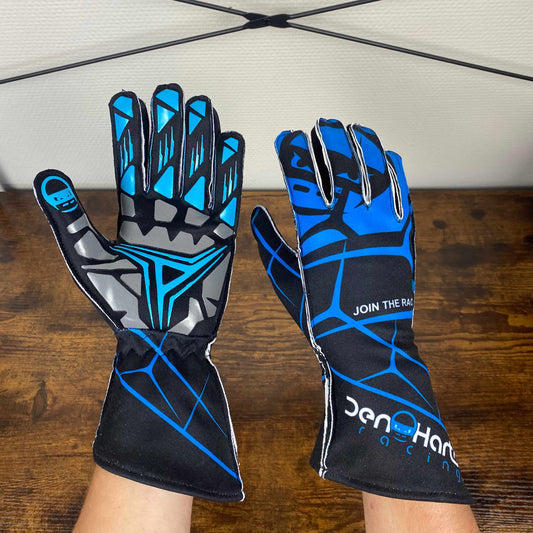 DHR KARTHANDSCHOENEN PERFORMANCE - BLAUW-ZWART