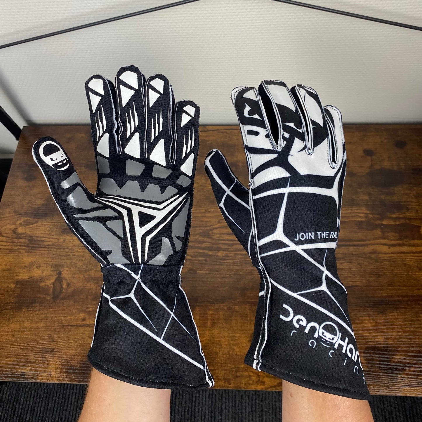 DHR KARTHANDSCHOENEN PERFORMANCE - ZWART-WIT